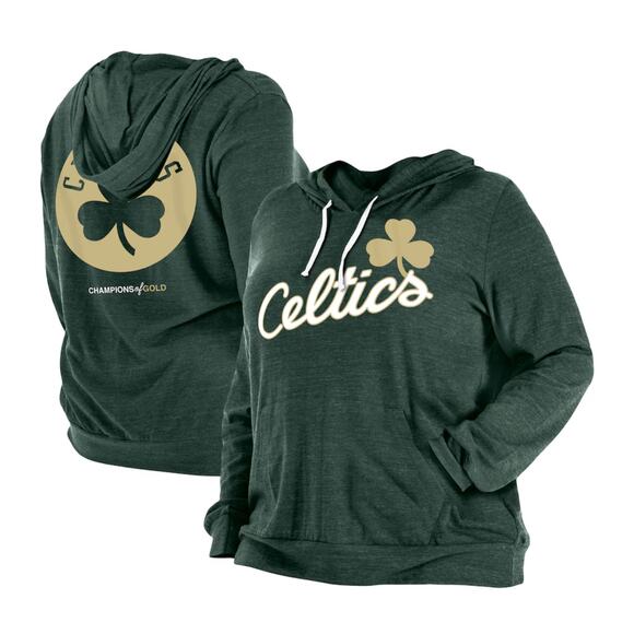 New Era Tops - New Era Women’s Boston Celtics long sleeve hoodie Green size 4X